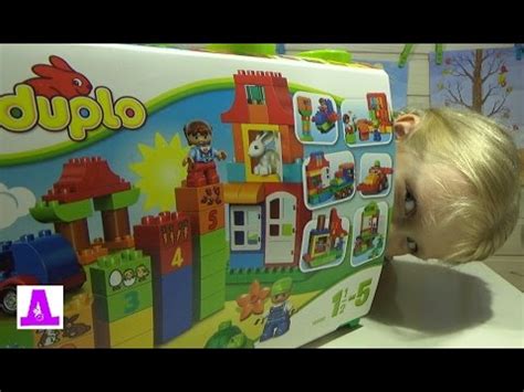 Лего Дупло распаковка большой коробки конструктора. LEGO duplo ...