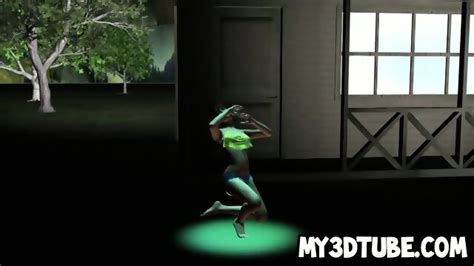 D Brunette Sucks Cock And Gets Fucked By An Alien