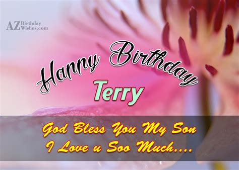 Happy Birthday Terry - AZBirthdayWishes.com