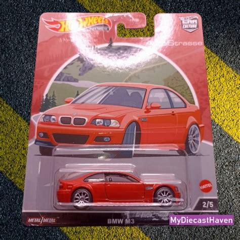 Hot Wheels BMW M3 Auto Strasse Car Culture Card Not Mint Hobbies Toys Toys Games On
