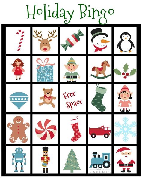 Printable Christmas Bingo Cards