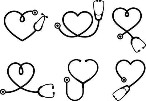 Stethoscope Heart Vector Art, Icons, and Graphics for Free Download