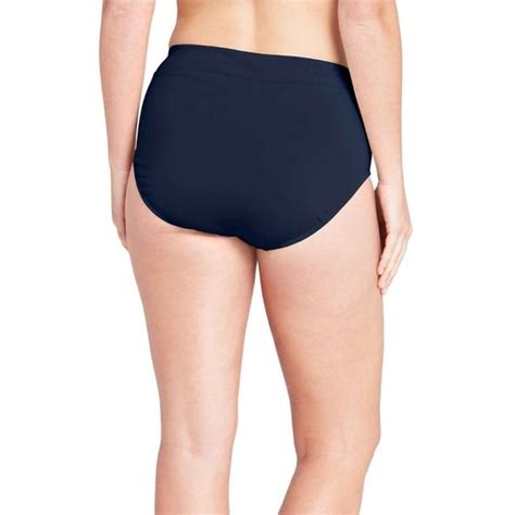 Lands End Swim Lands End High Waisted Bikini Bottoms Blue Nwt Poshmark