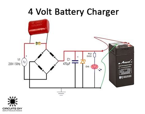 Volt Battery Charger Circuit Diagram