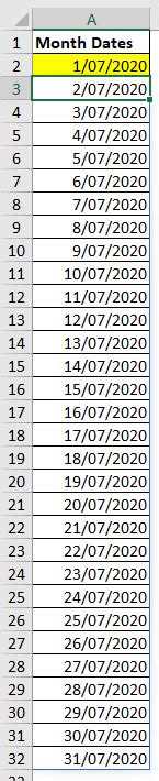 Using Sequence With Dates In Excel Part 1 A4 Accounting