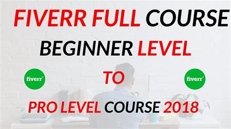 Fiverr Full Course L What Is Fiverr L How To Make Money From Fiverr Fiverr Course Beginner To