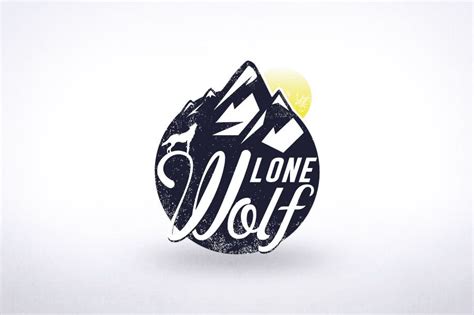 Lone Wolf Logo Lone Wolf Logo Design Logo Inspiration