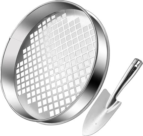 Amazon Lainballow Pcs Soil Sifter And Shovel Stainless Steel