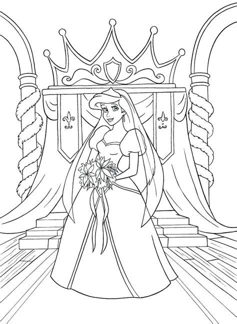 Ariel Christmas Coloring Pages at GetColorings.com | Free printable ...