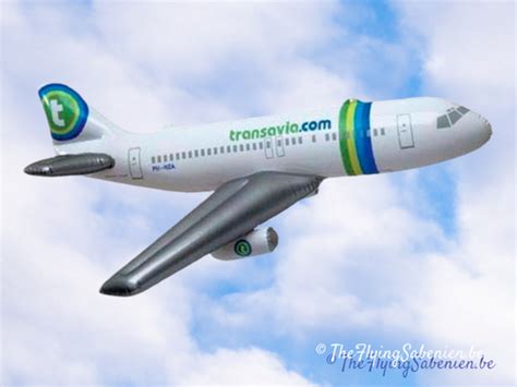 Transavia Inflatable Airplane Boeing B737 800 PH HZA The Flying Sabenien