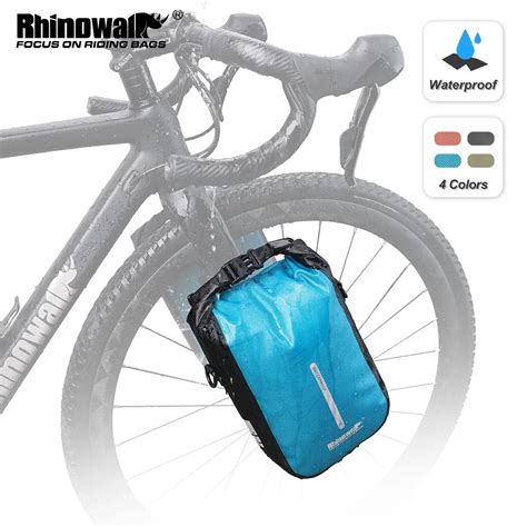 Rhinowalk Bolsa Impermeable Para Horquilla De Bicicleta Bolsa De