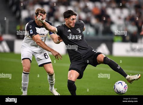 Dusan Vlahovic Juventus During The Serie A Football Match Between