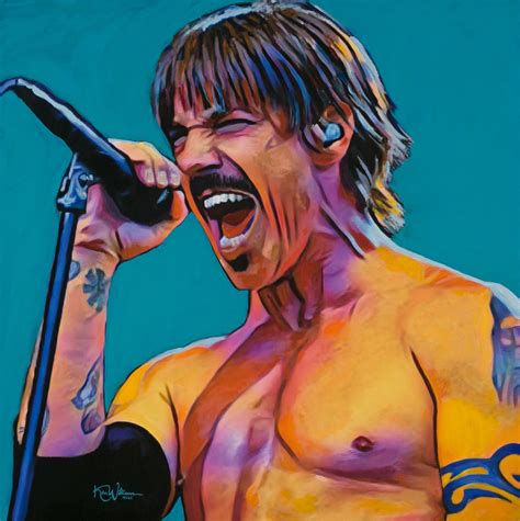 Anthony Kiedis Red Hot Chili Peppers Quality Print Art By Artist Ken Williams Free