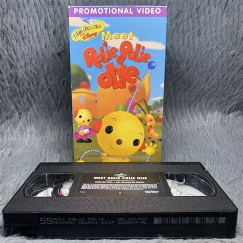 Meet Rolie Polie Olie Playhouse Disney Vhs Promotional Video Promo