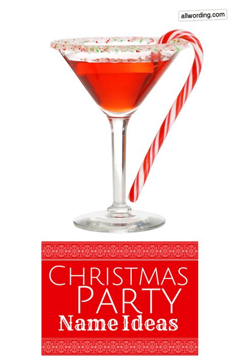 A Big List Of Christmas Party Name Ideas Christmas Party Theme Names