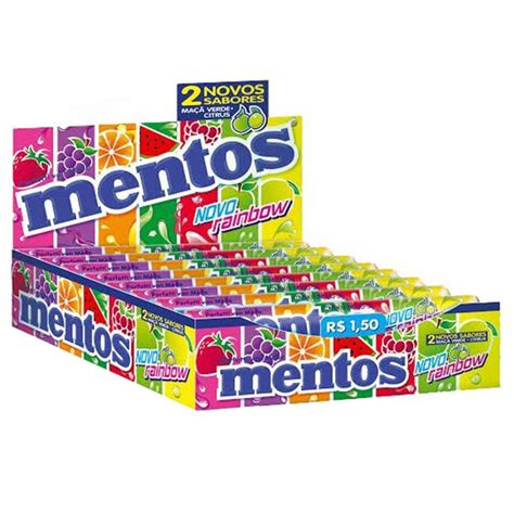 Mentos Stick Rainbow C Unidades Sabores Sortidos Shopee Brasil