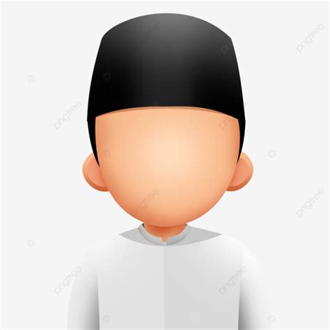 Avatar Musulmán Con Peci PNG dibujos Avatar Musulmán Gorra PNG y PSD