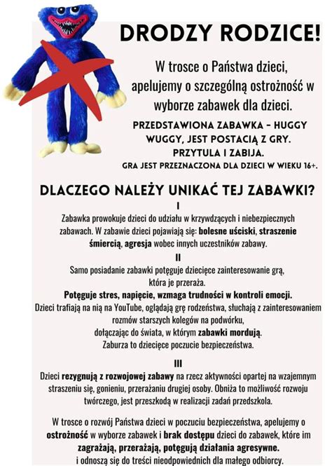 Drodzy Rodzice Przedszkole Publiczne Nr