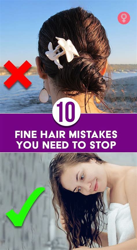 10 Fine Hair Mistakes You Need To Stop Making Artofit