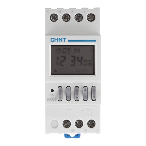 Таймер электронный модульный Chint NKG3 (310004) T1-T2 220 В 3 А тип AC ...
