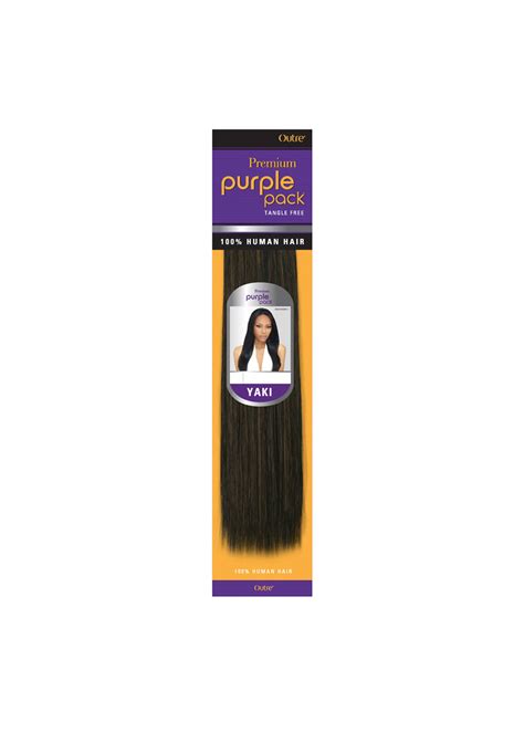 Outre Premium Purple Pack Yaki Human Weaving Hair Beauty Plus