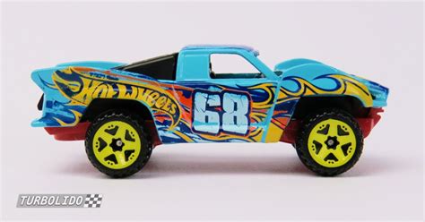 Turbolido Cars Hot Wheels Baja Truck Hw Bfg Aqua Blue With Flames