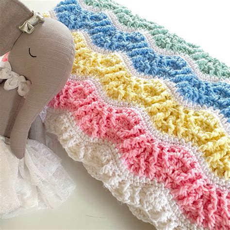 How To Crochet Easy Butterfly Kisses Baby Blanket Tutorial The