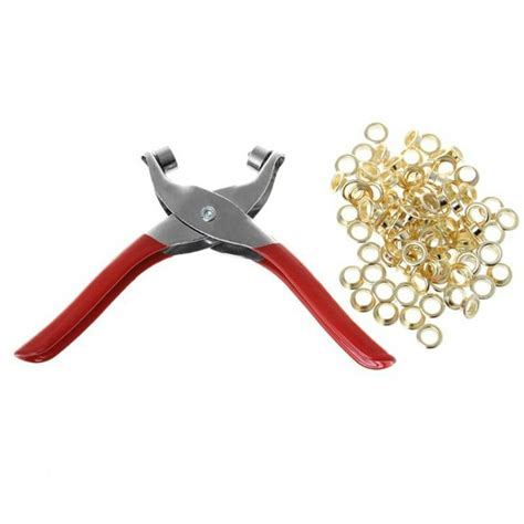 Heavy Duty Eyelet Grommet Plier With 100pcs Eyelets Grommets Eyelet
