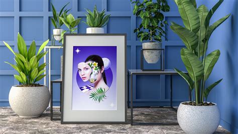 Коллажные постеры для интерьера on Behance