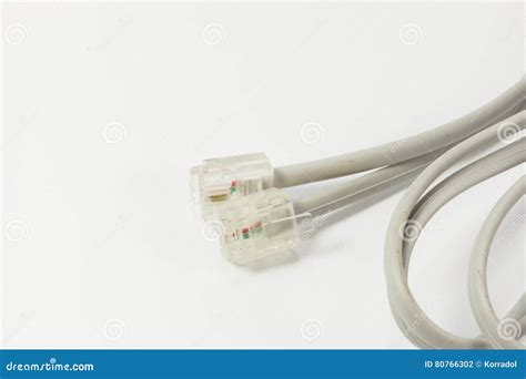 White Modem With Antennas On The Table Royalty Free Stock Photo