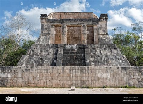 The Temple Of The Bearded Man In Chichen Itza Mexico Stock Photo Alamy