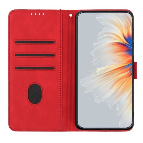 适用于小米 Redmi 9a 9at 9i Yx 0030款爱心图案肤感手机皮套（红色）