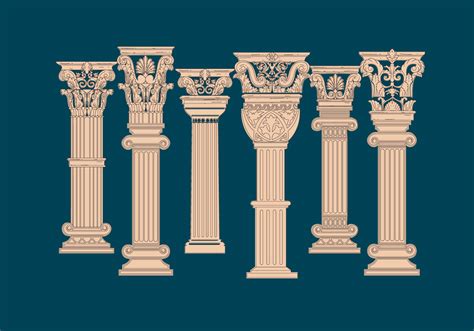 Corinthian Pillar Vector 149964 Vector Art at Vecteezy