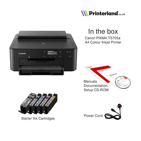 Canon Pixma Ts705a A4 Colour Inkjet Printer 3109c028