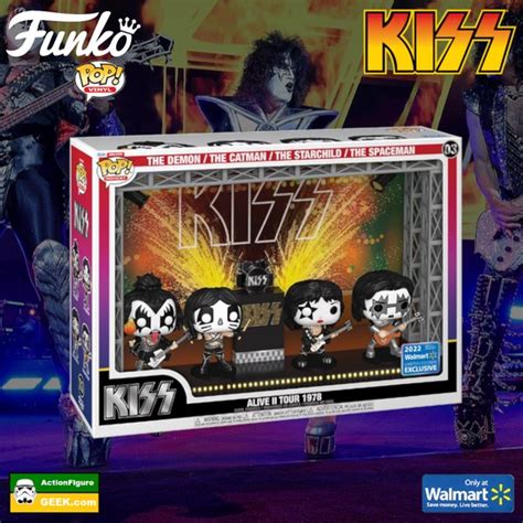 KISS In Concert Funko Pop Deluxe Figures – Walmart Exclusive