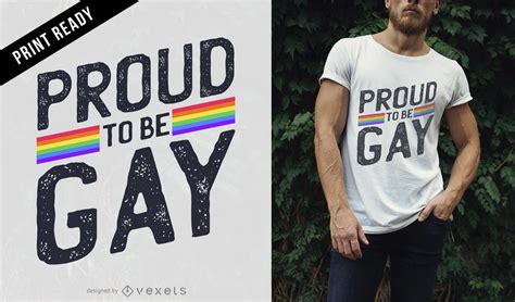 Baixar Vetor De Design De Camiseta Gay Orgulhosa