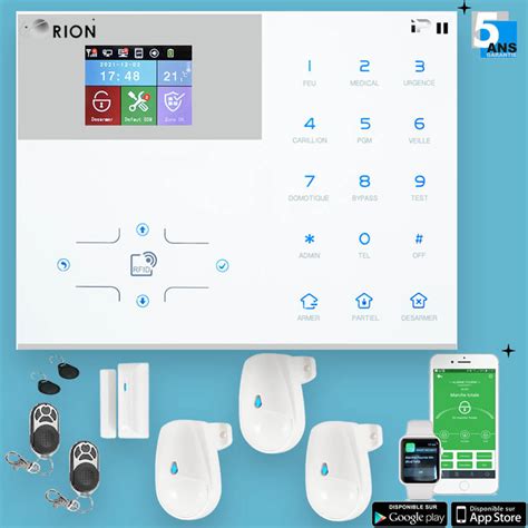 Pack Alarme Maison Sans Fil Conn Ct E Orion Ip Gsm Ip Wi Fi