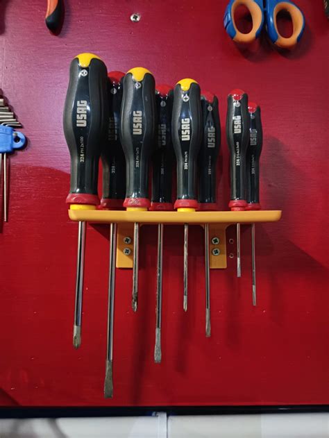 Screwdriver Wall Organizer By Makefixcreaterepeat Makerworld