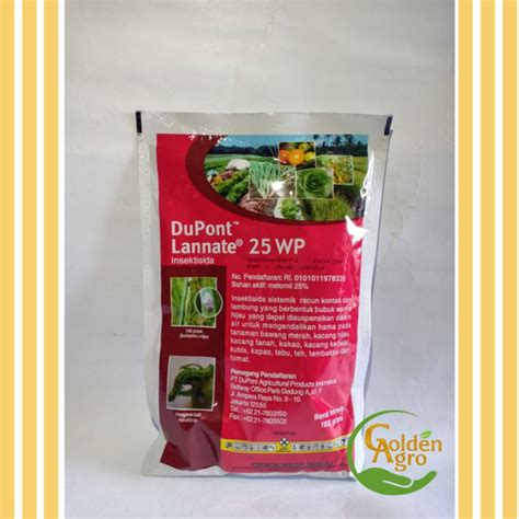 Jual INSEKTISIDA LANNATE LANET 25 WP MERAH 100GR GR Shopee Indonesia