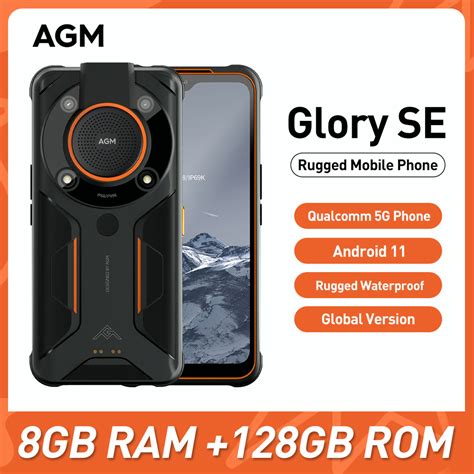 AGM Glory SE Rugged Smartphone 48MP Anti-Cold 6200mAh Battery Rugged ...
