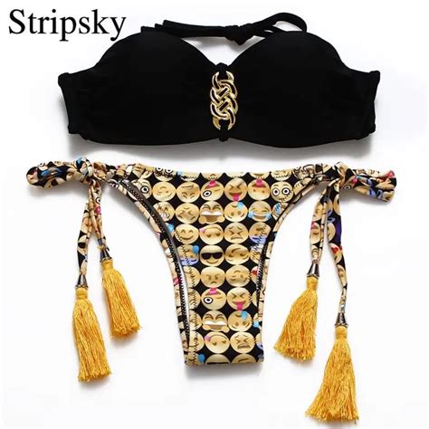 Stripsky Bikini Push Up Swimwear Swimsuit Sexy Women Brazilian Bikini