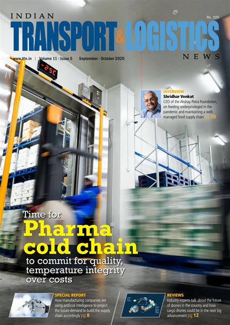 Indian Transport Logistics News September October 2020 Magazine