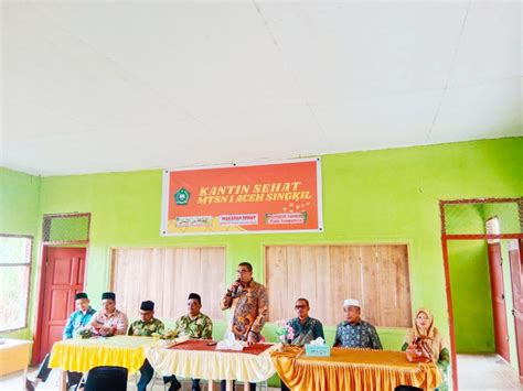 Kakankemenag Aceh Singkil Launching Madrasah Sehat Dan Kantin Sehat