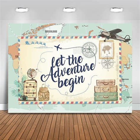 amazoncom avezano xft adventure awaits backdrop   adventure