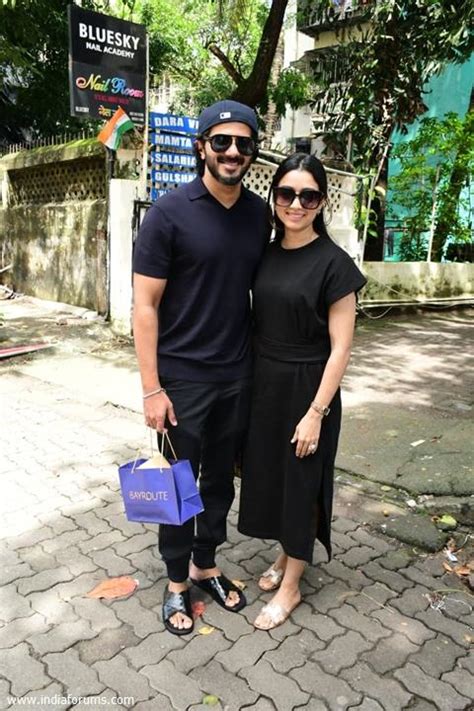 Dulquer Salmaan Spotted With Wife Amal Sufiya In Juhu Photo