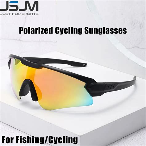 JSJM Lunettes De Soleil Polaris Es Pour Hommes Mode Cyclisme P Che En