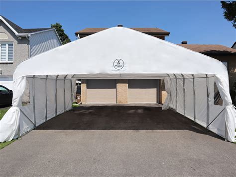 Deluxe Double Car Shelter X Penguin Gazebo