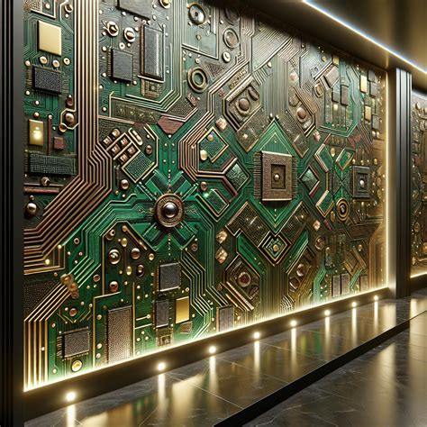 Upcycled circuit boards as decorative mosaics: merging tech waste with ...