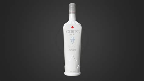 Vodka Bottle Rev3 3d Model By Makeit3d [cb4b482] Sketchfab