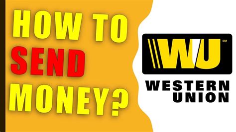 How To Send Money Western Union Youtube